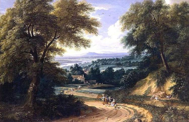 Landscape with Travellers, Adriaen Frans Boudewijns